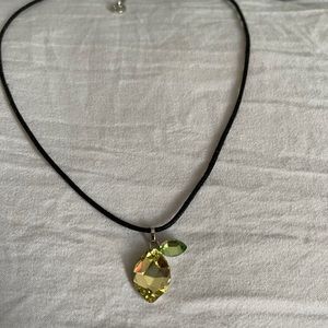 Swarovski pear necklace🍐